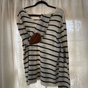 Honey Punch (Stitch Fix) lightweight striped sweater